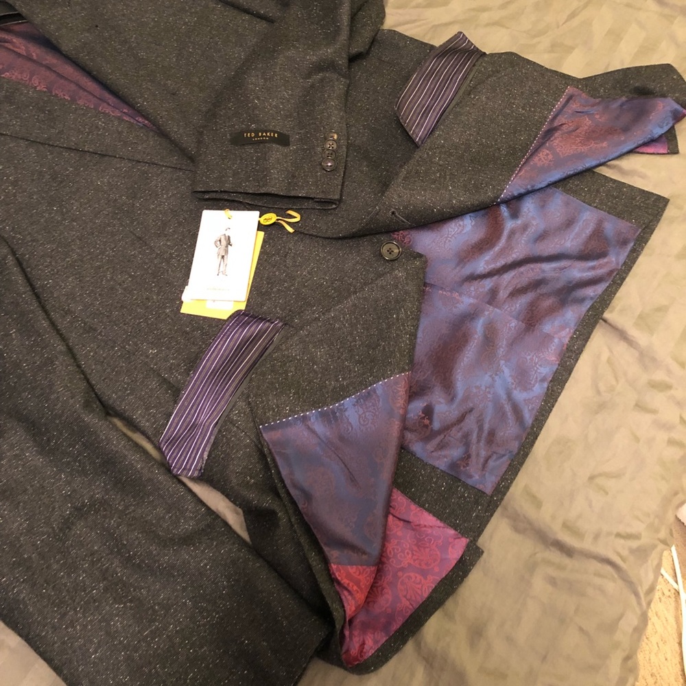 ***SOLD*** TED BAKER LONDON NWT Galaxy Gray - Picture 5 of 8